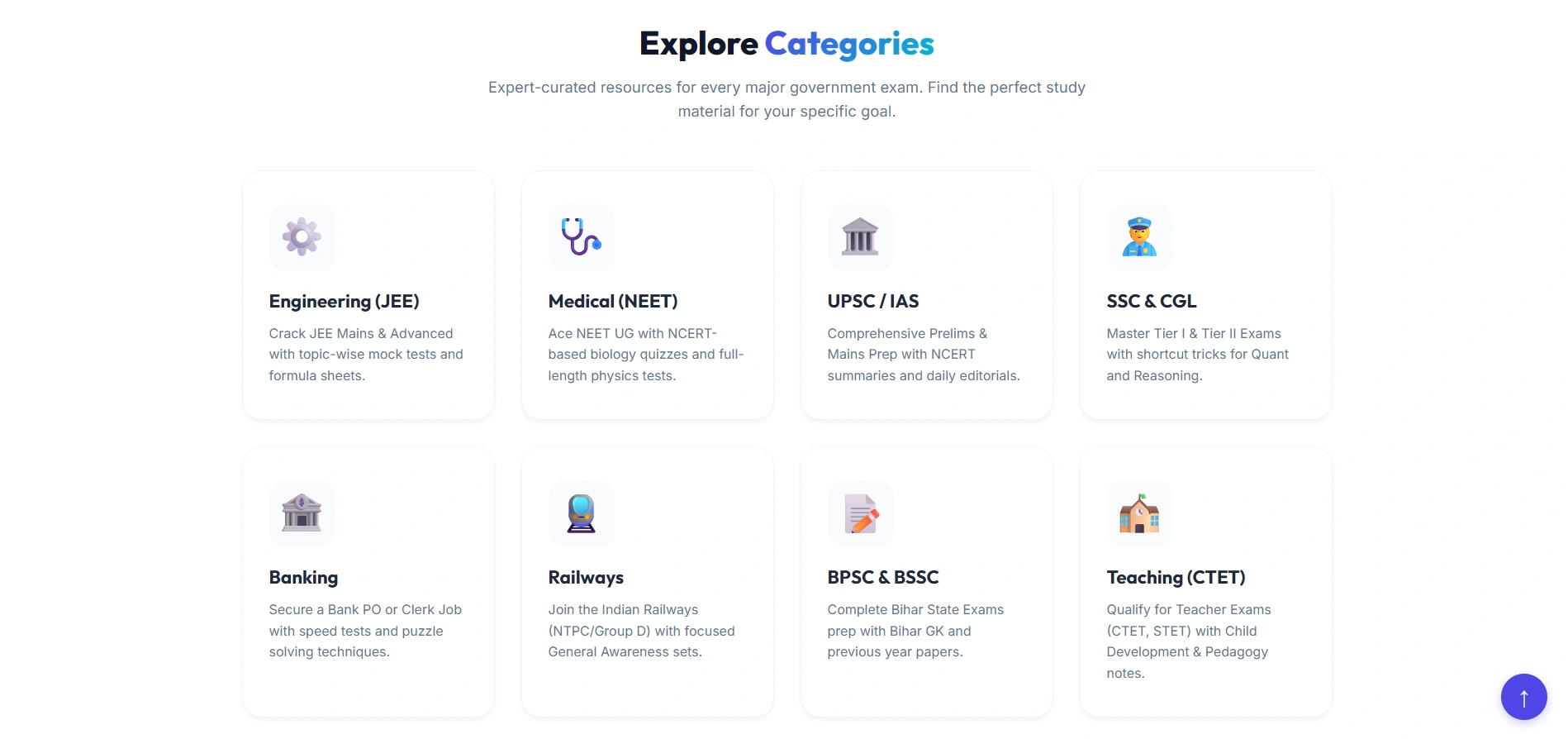 Examarth project screenshot 2